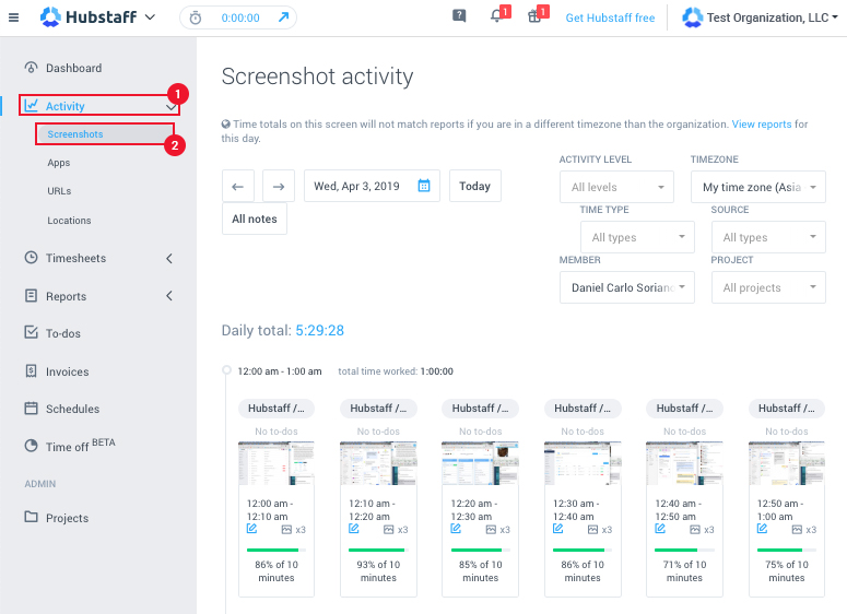 How to Tell if Screenshots are Being Taken in Hubstaff