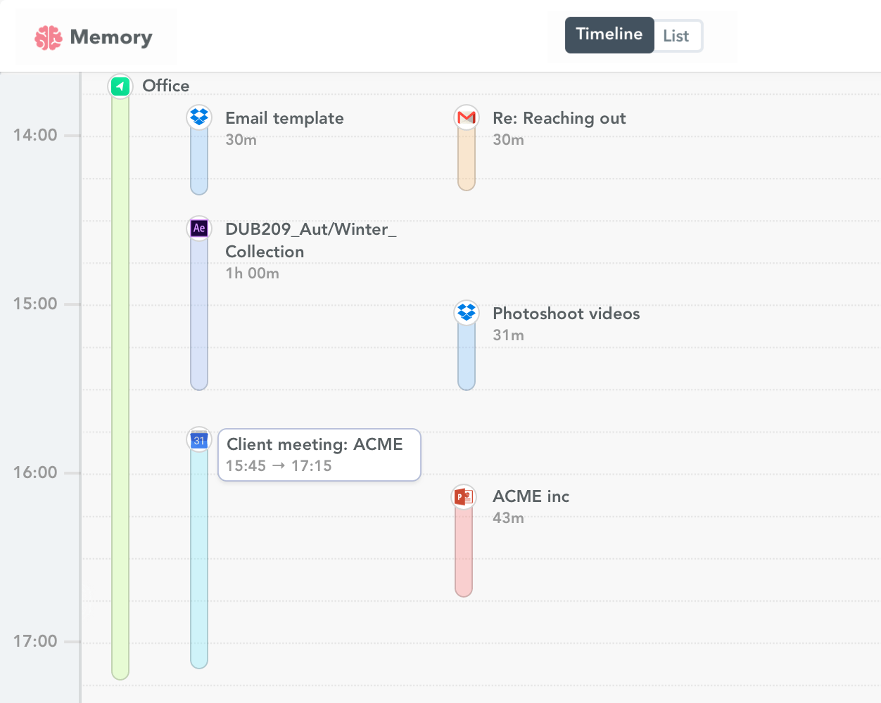 After Effects time tracking