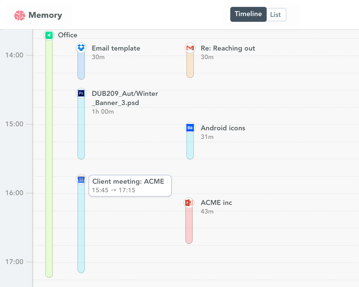 Photoshop time tracking 2x