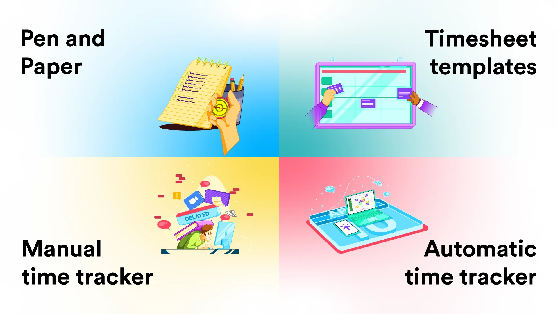 4 ways to time track