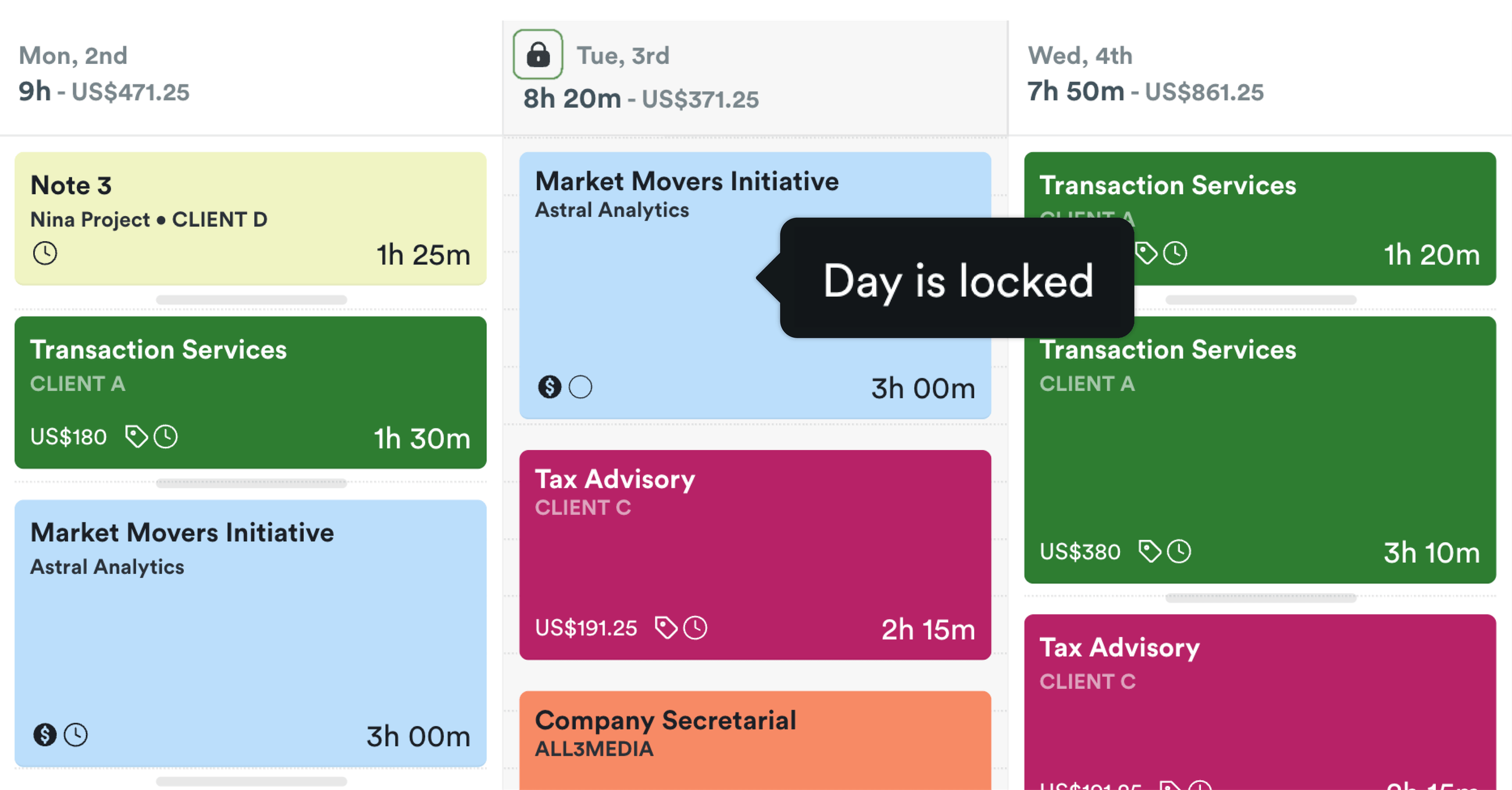 Lock Time Limit Locked Time Entries - Protect Your Timesheets | Timely