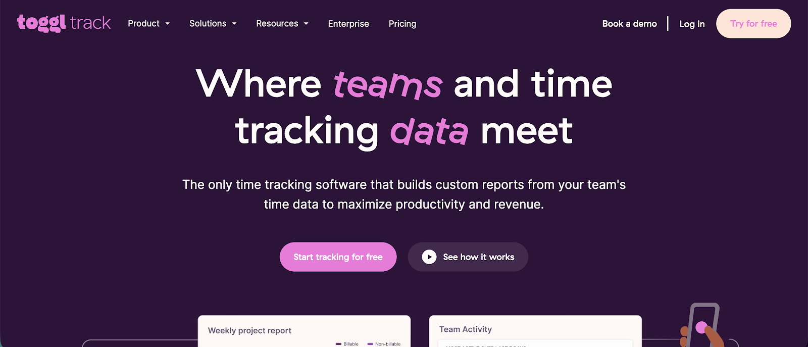 Time Doctor alternatives - Toggl Track