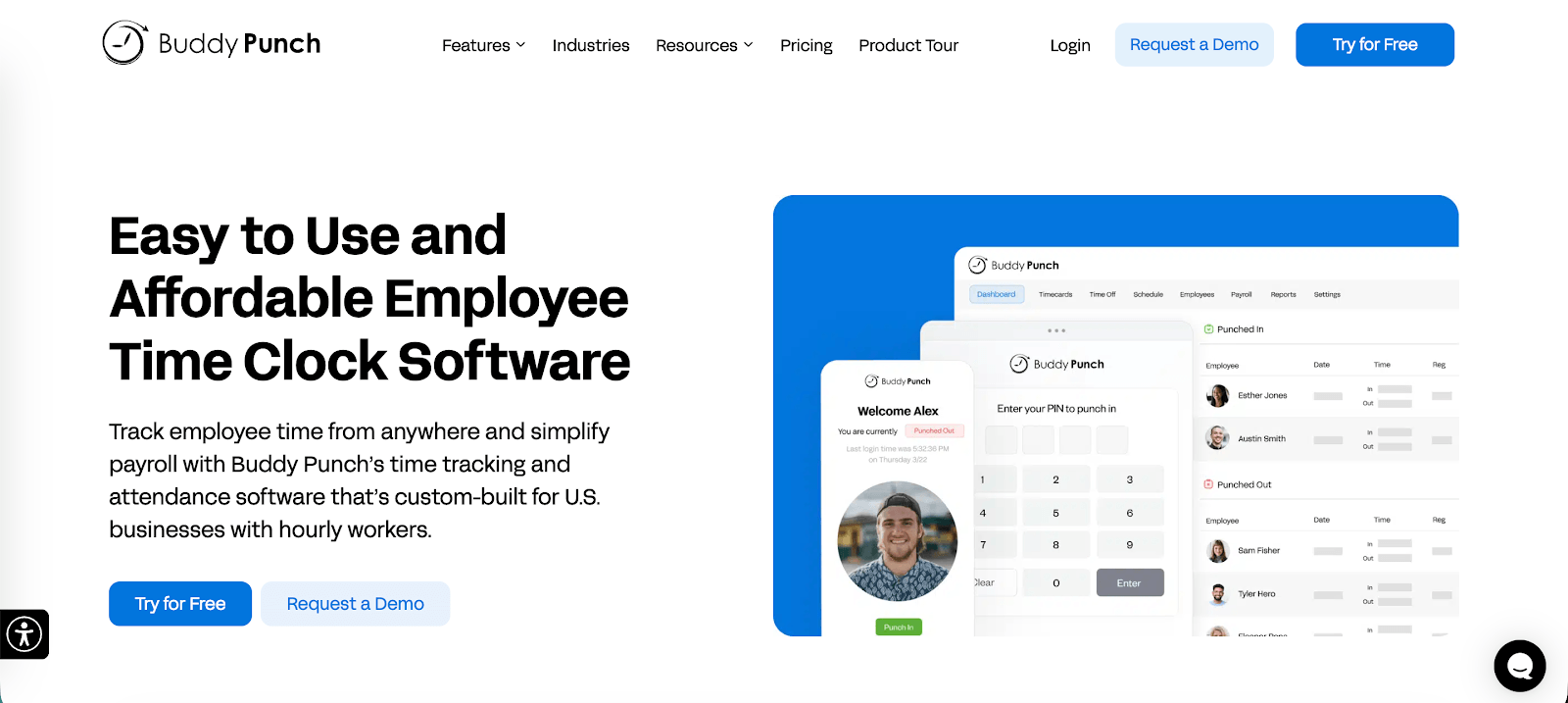 Time Doctor alternatives - BuddyPunch