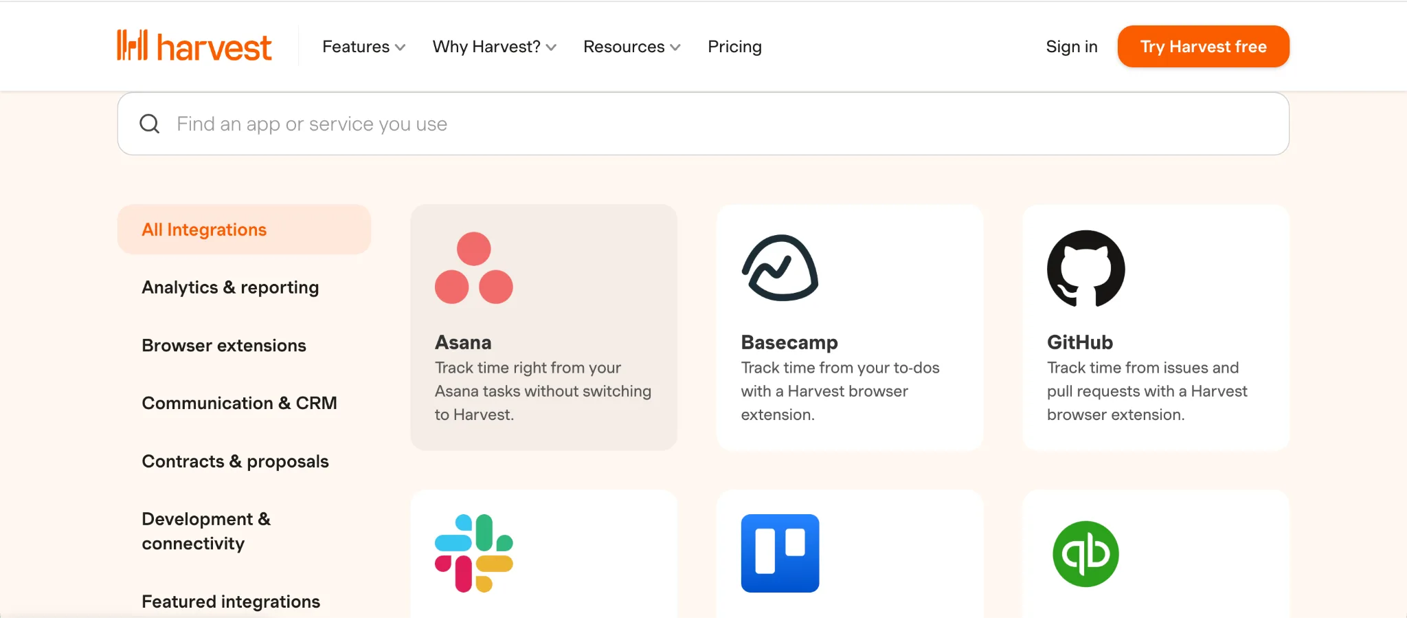 Integrations — Clockify