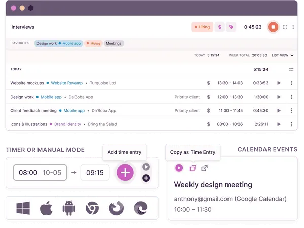 Everhour vs Toggl - Custom reports