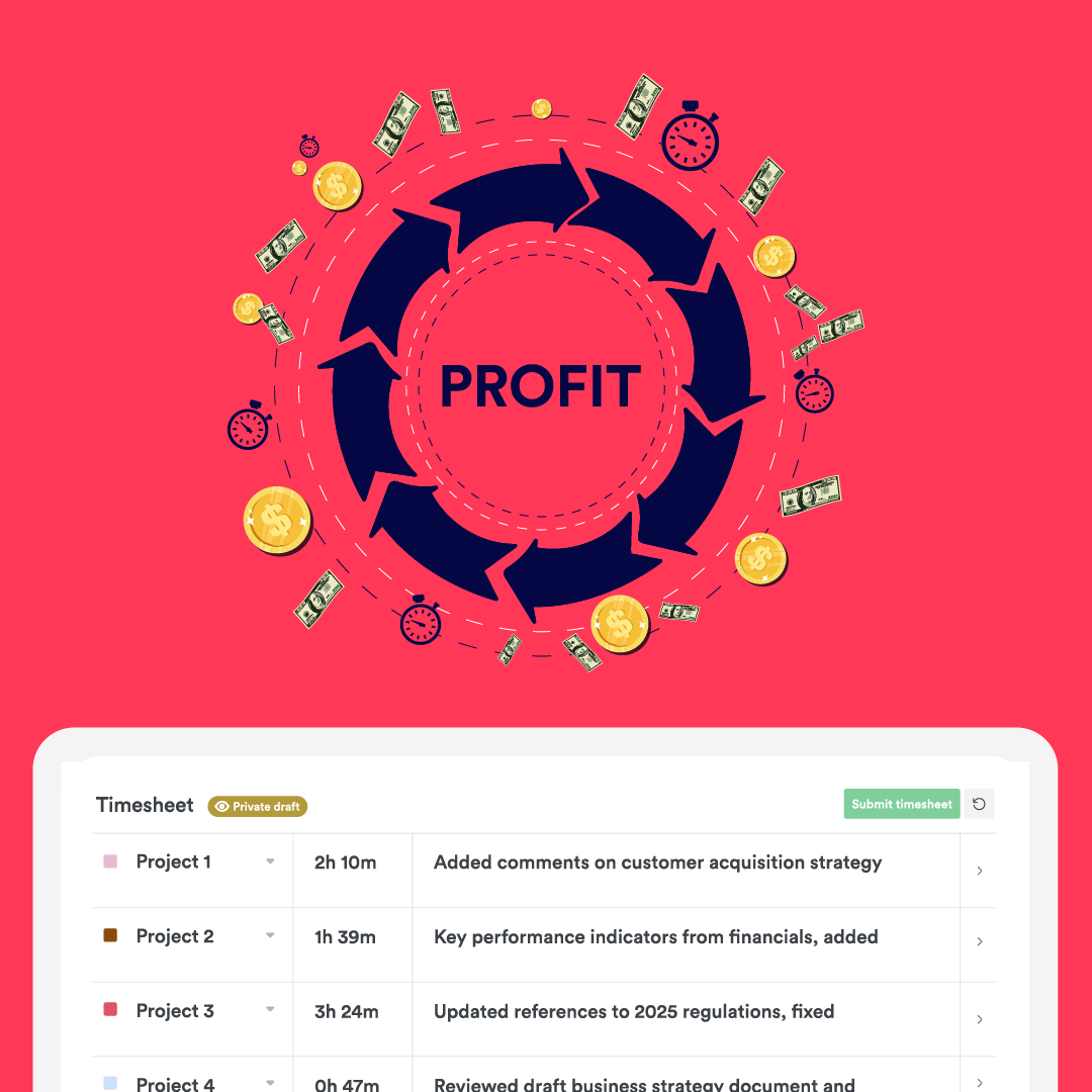 Turn accurate time tracking into higher profits