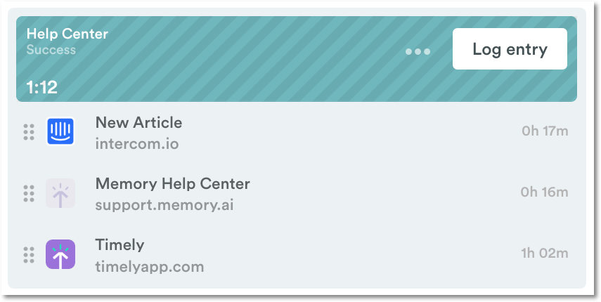 AI draft entry example