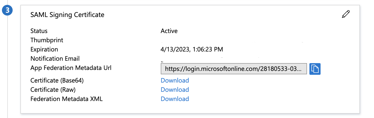 Download certificate