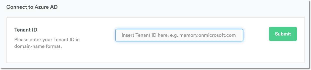 Azure AD tenant ID