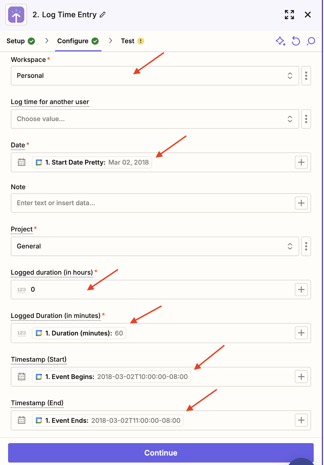 Completed Timely configuration