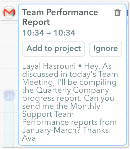 Gmail memory close-up