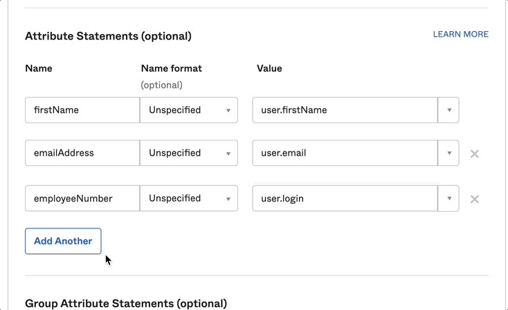 Attribute Statements