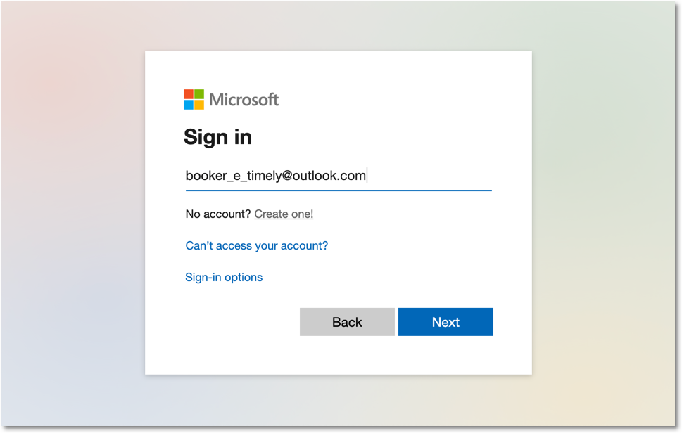 Connect Outlook account