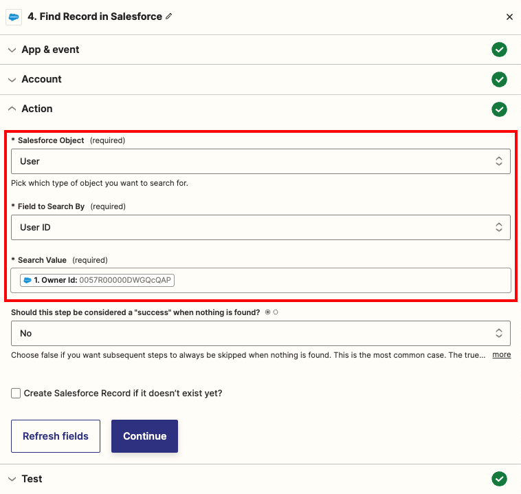 Find Salesforce user