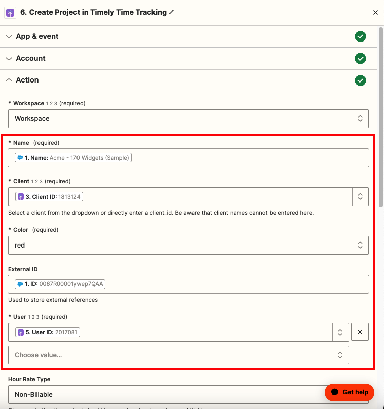 Create Timely project