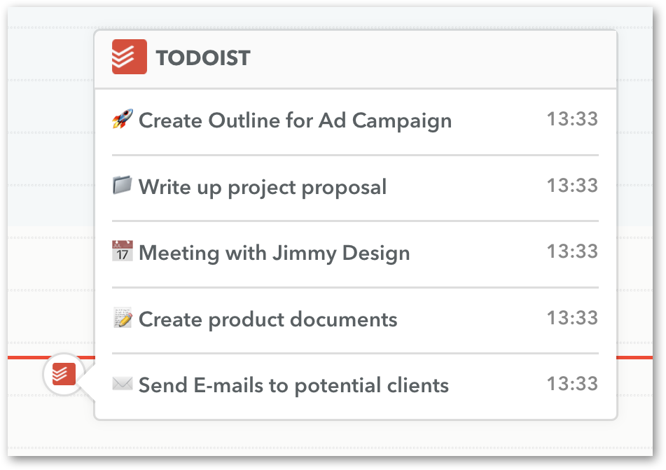 Todoist memory close-up