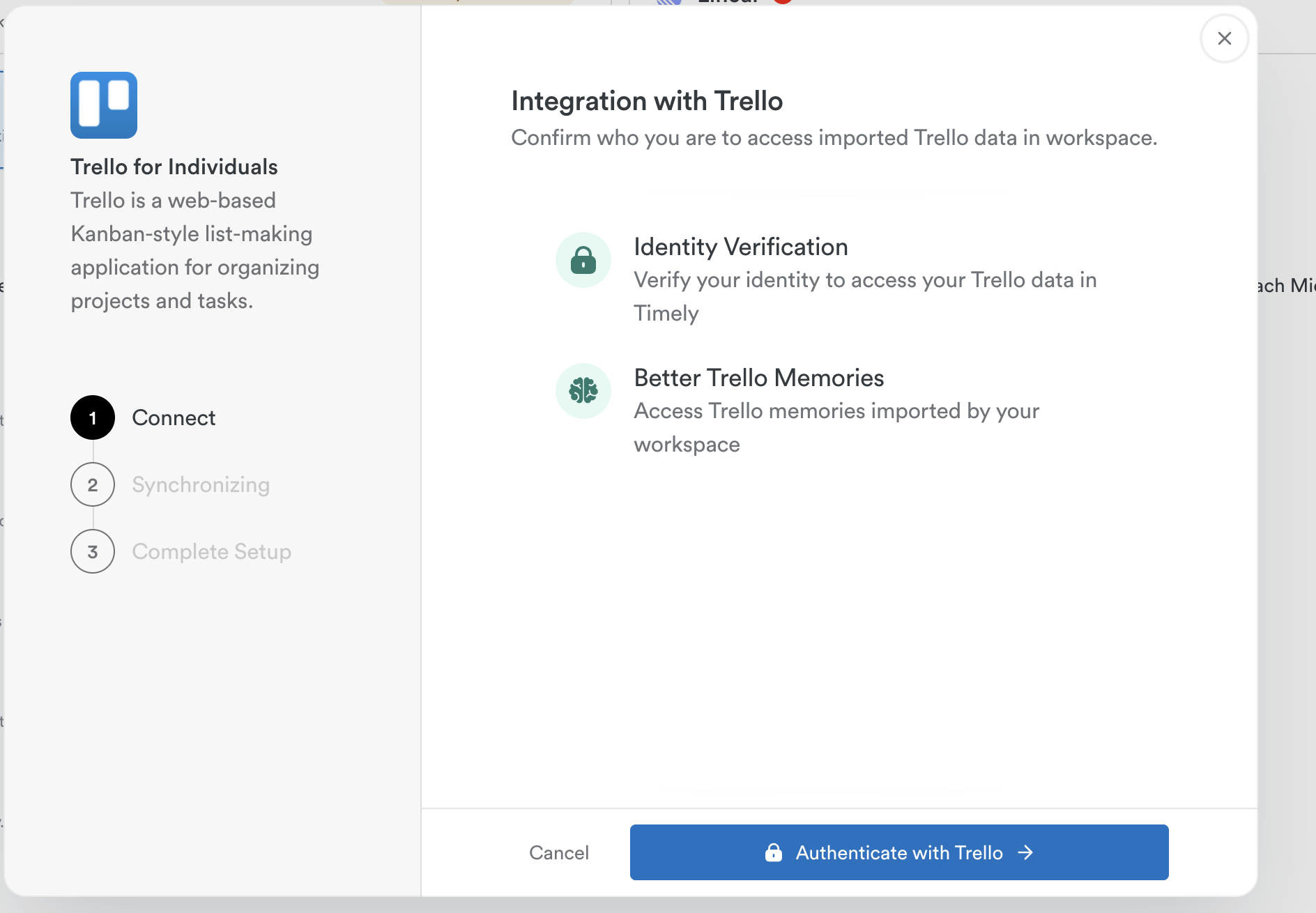 Authenticate with Trello