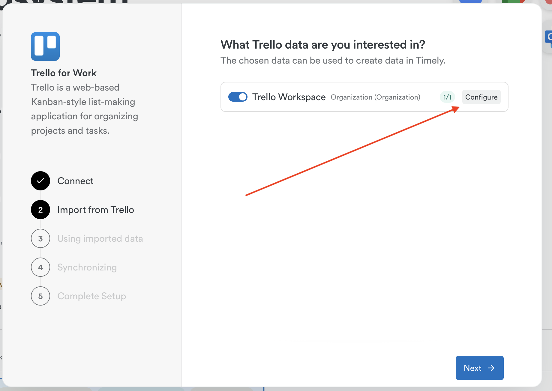 Select Trello boards