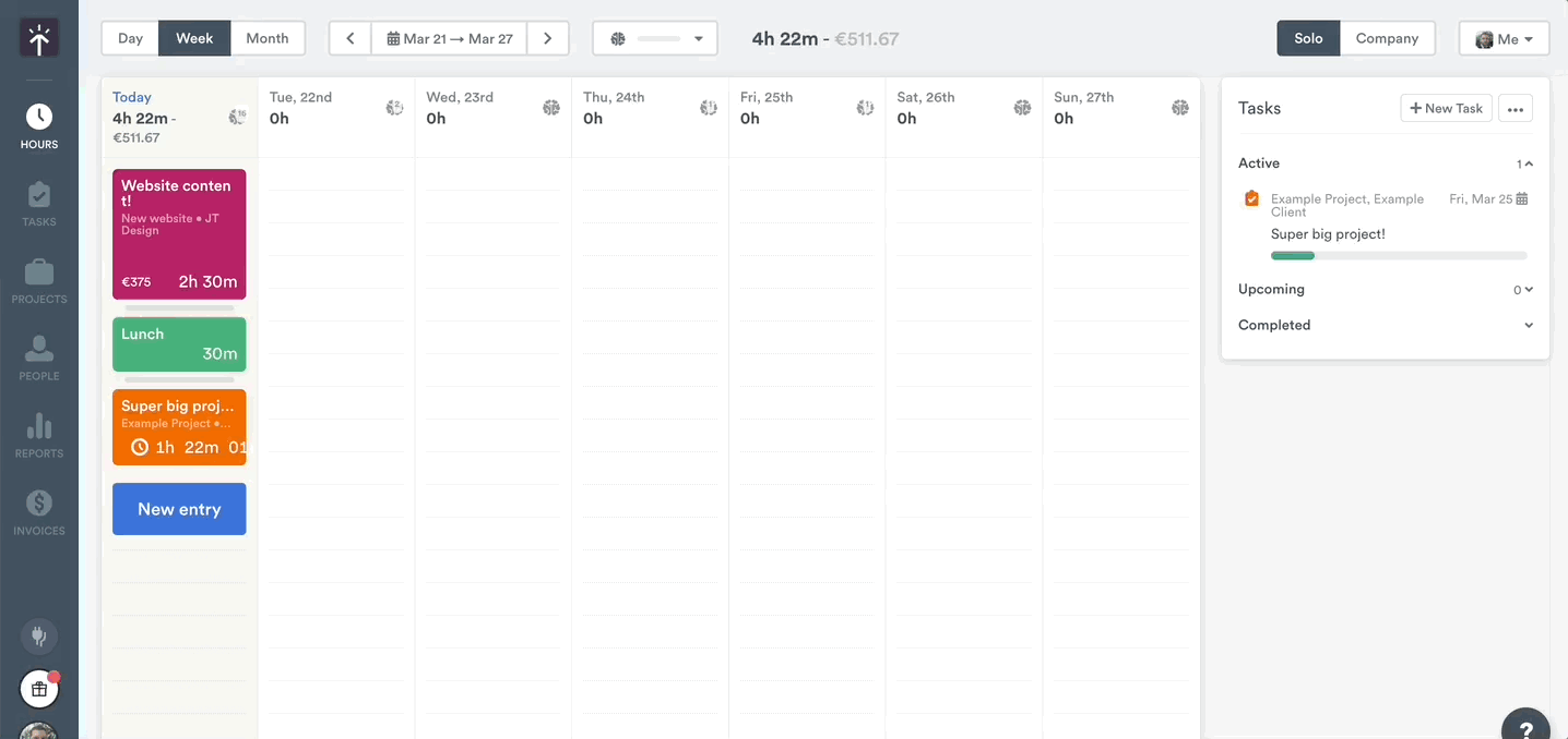 Pause timer for task