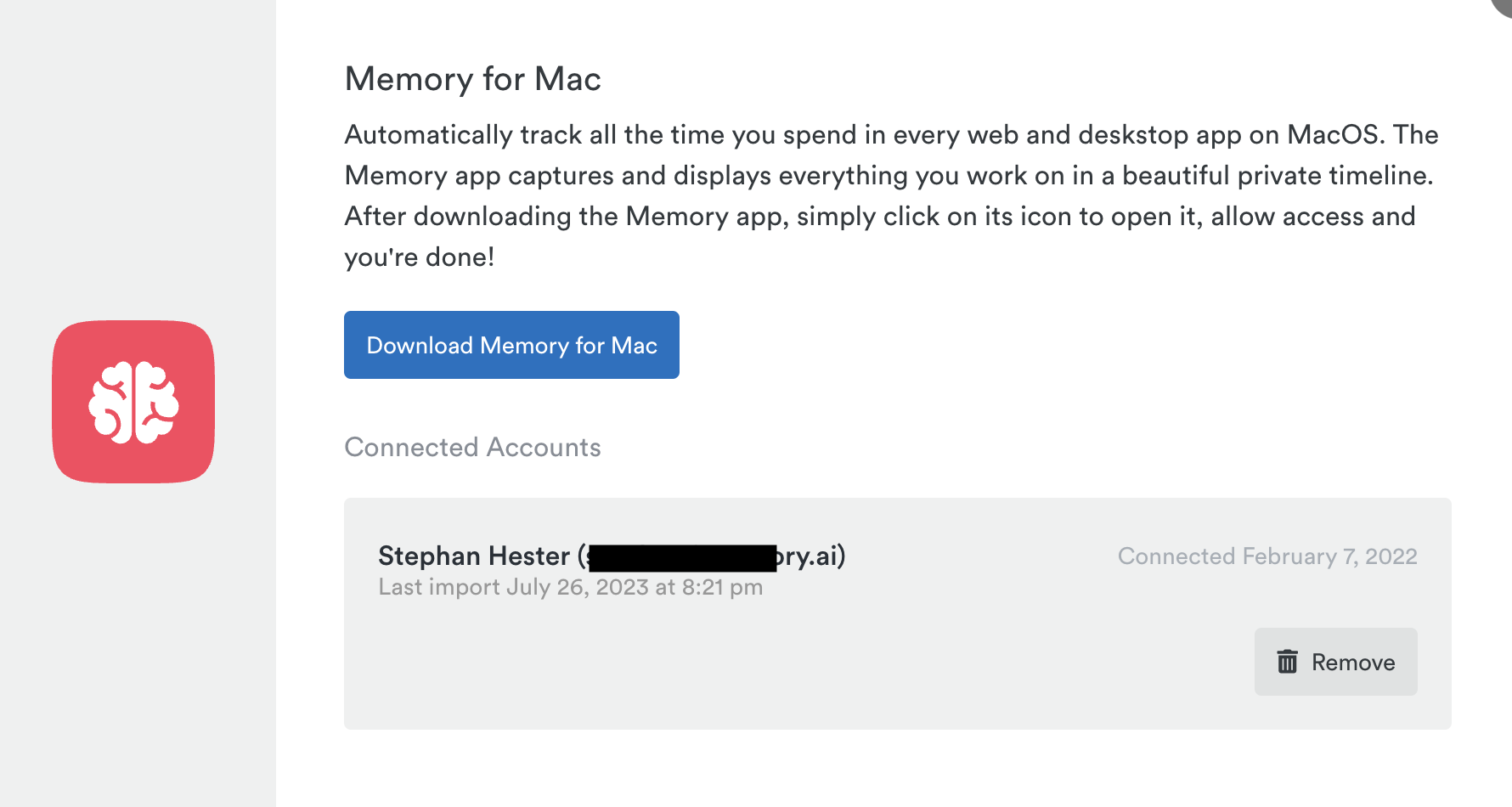 Memory ecosystem settings