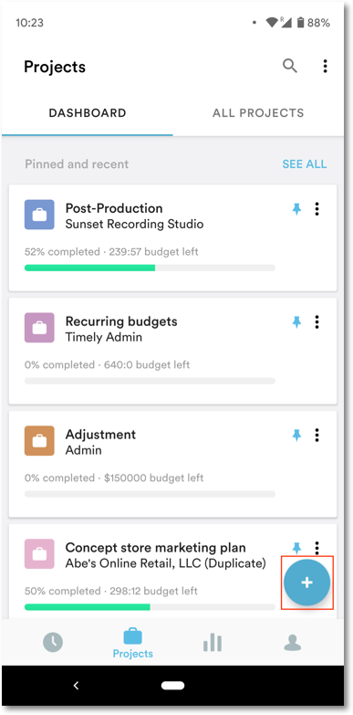 Create a new project