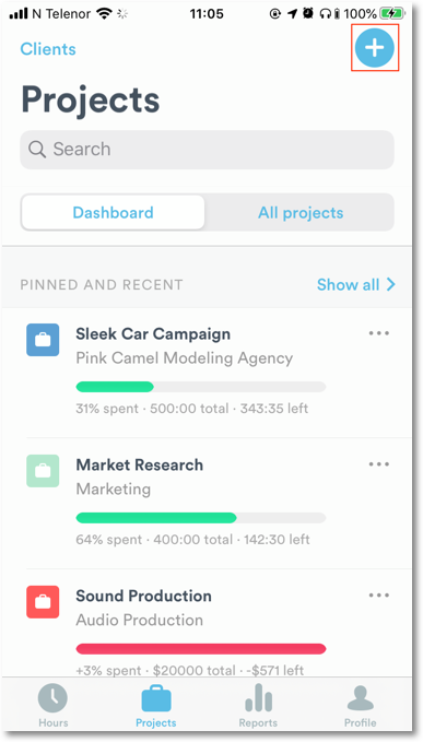 Create a new project