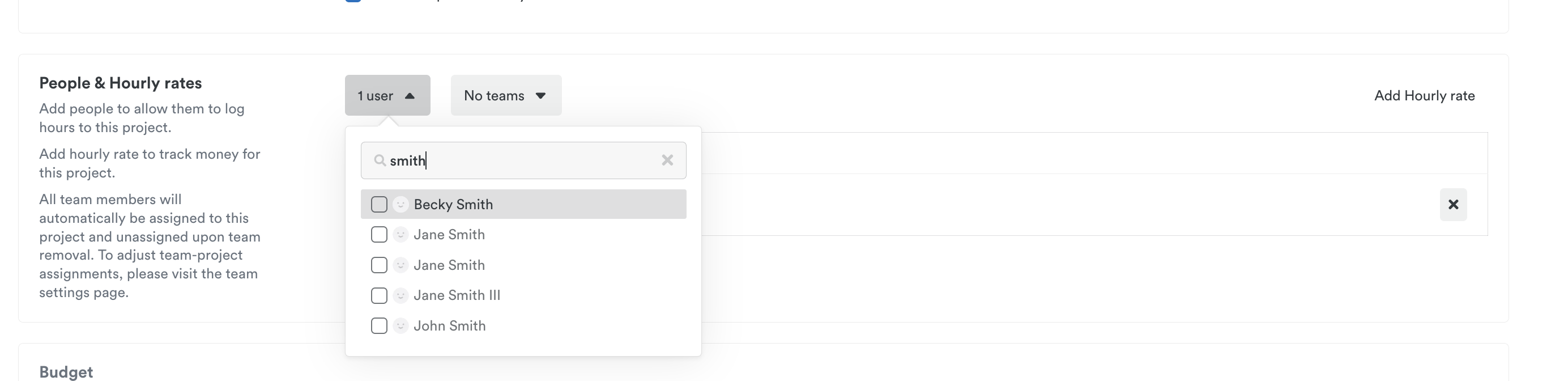 Inviting users to a project
