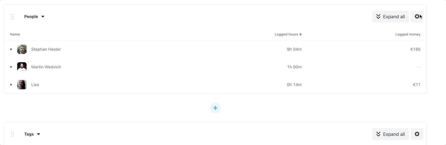Capacity reporting options
