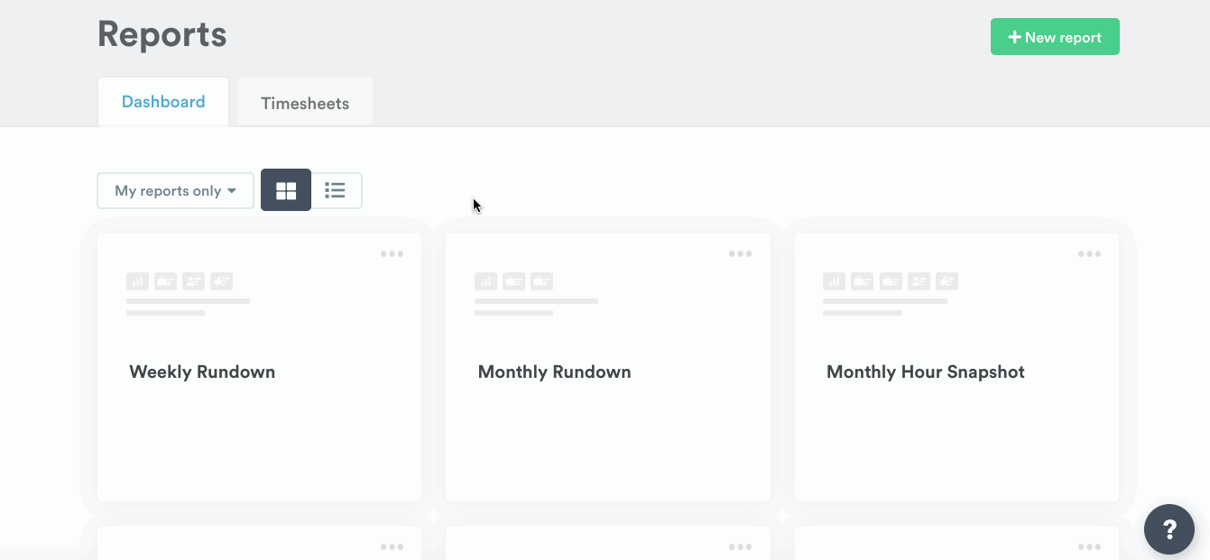 Delete a shared live report