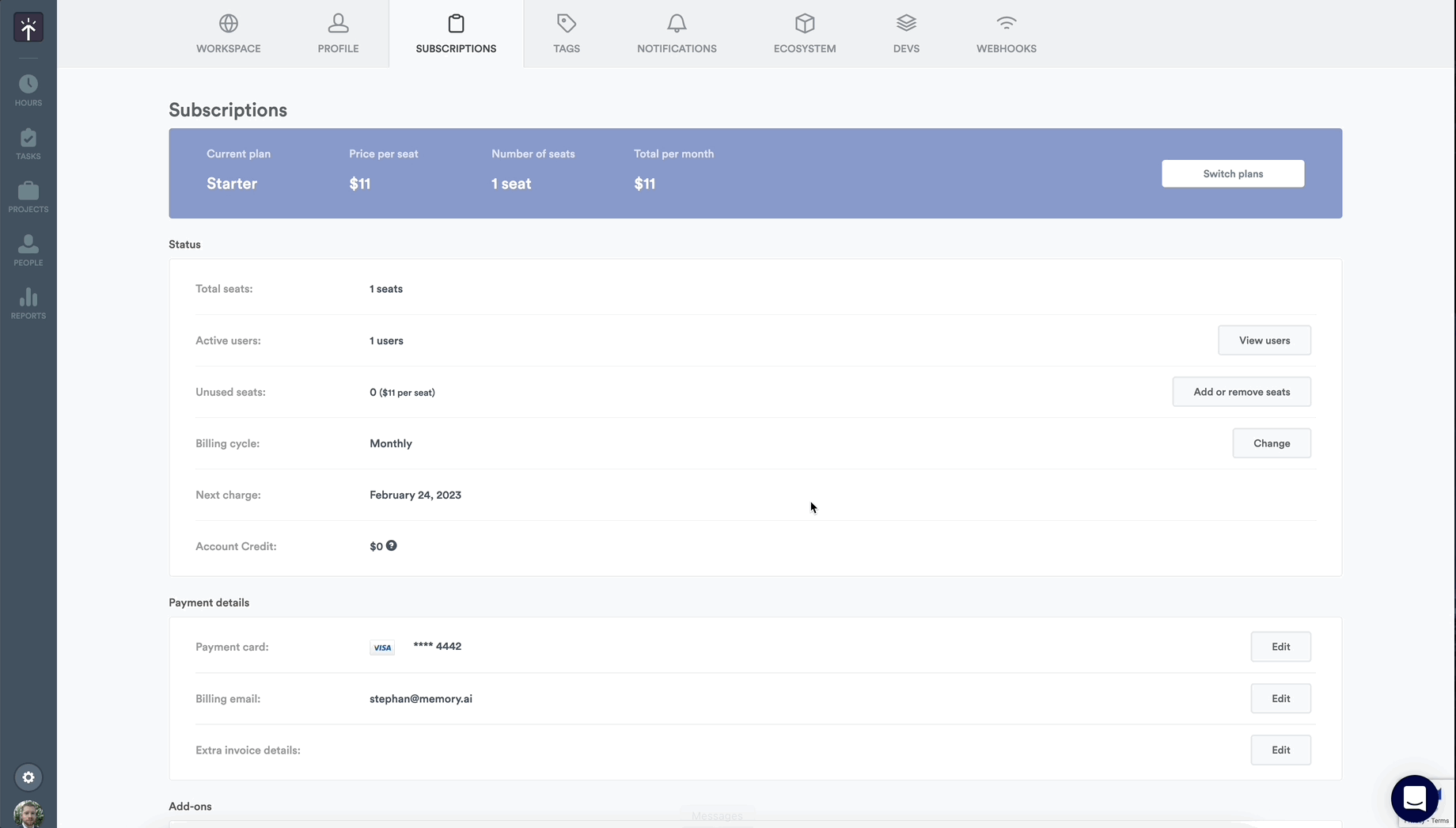 Subscription management overview
