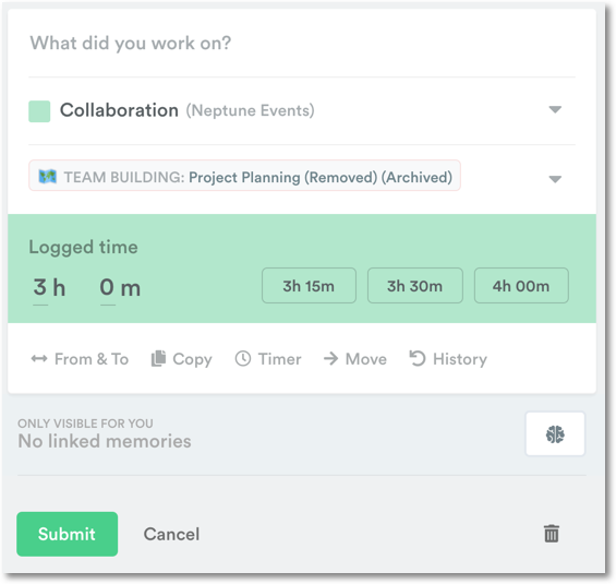 Archived and removed tag