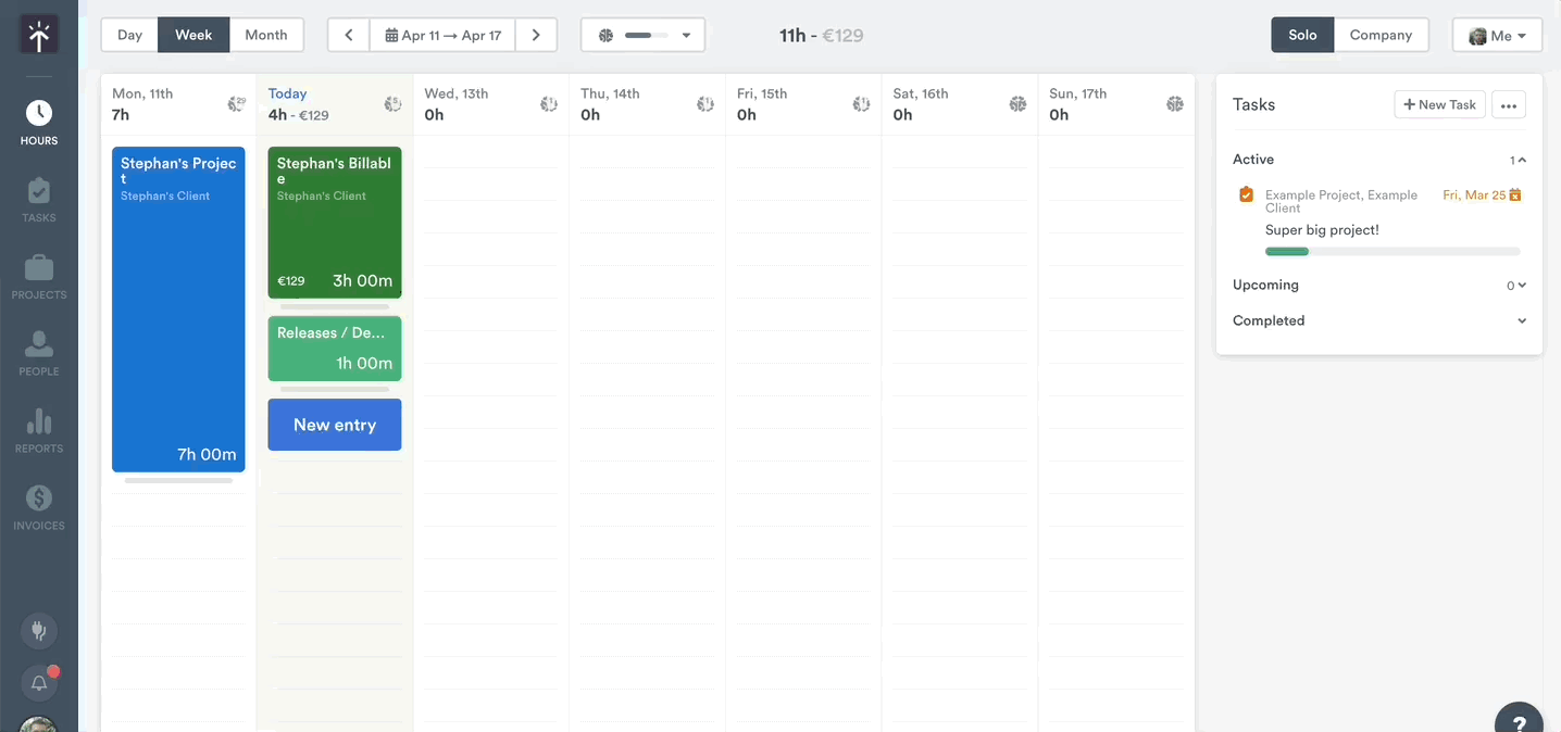 Company view filtering