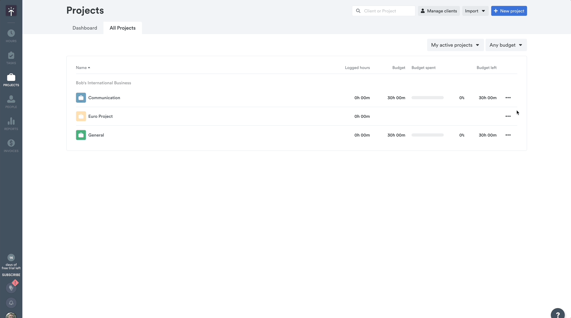 Setting up multiple currencies on a project