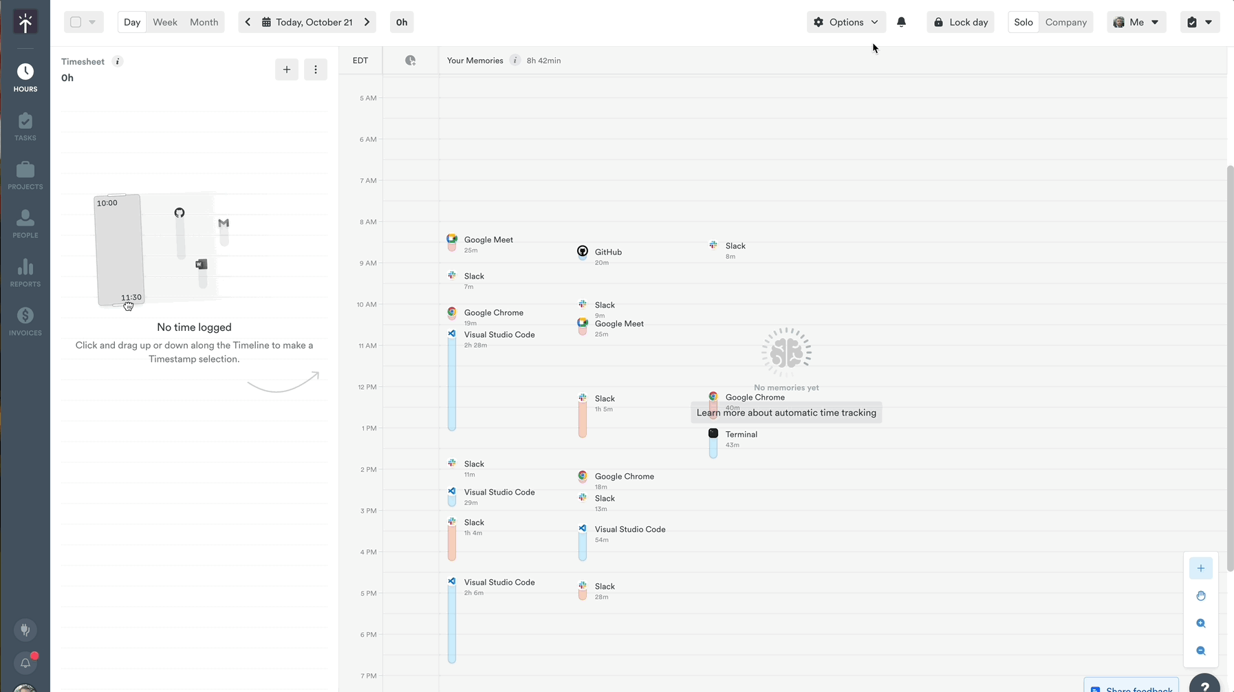 Setting up the Timesheet Assistant
