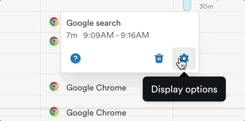 Memory configuration gear button