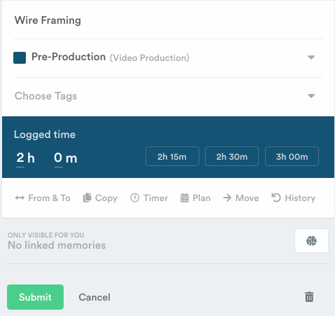 Copy, move, and delete entries