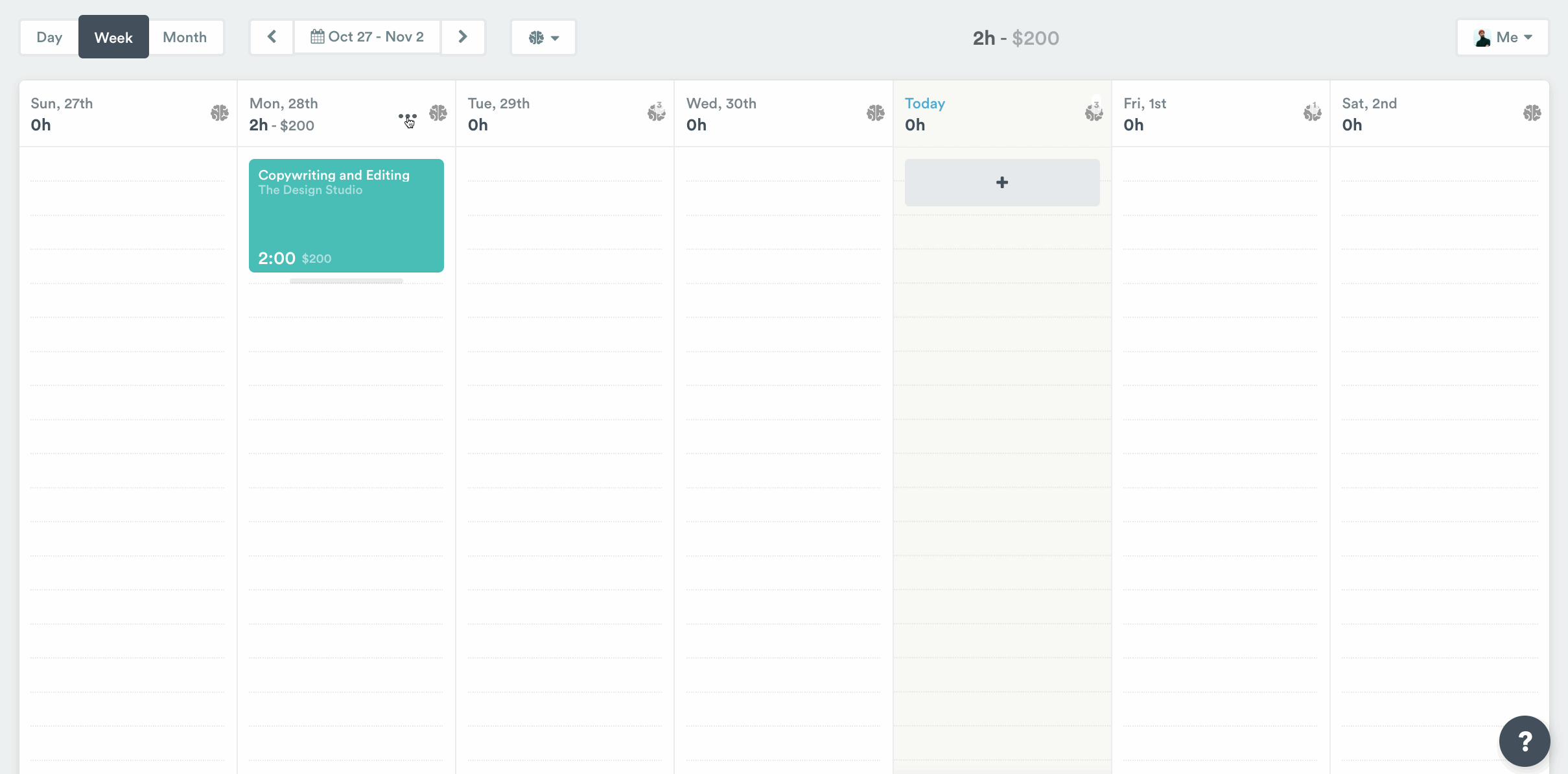 Copying an entire day's entries