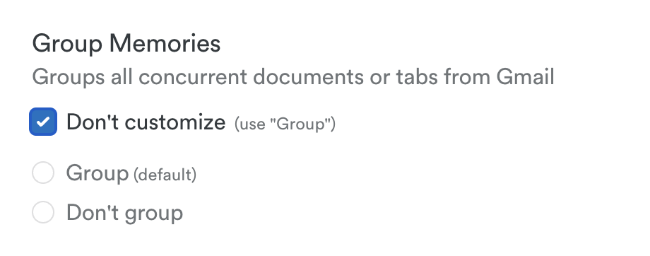 Revert to default settings