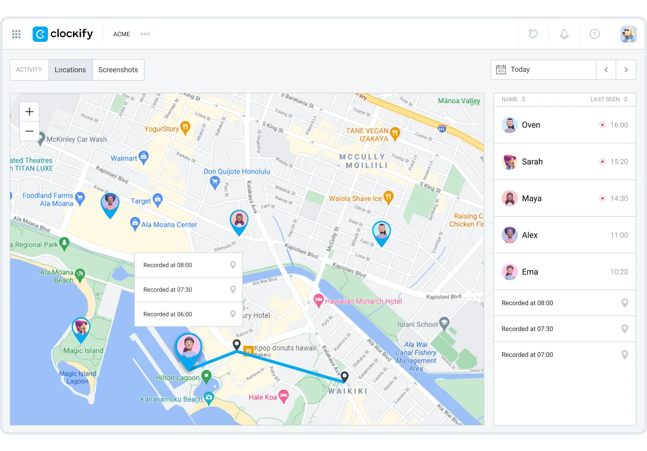 Location tracking