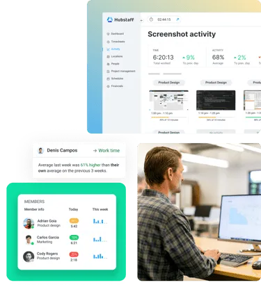 Employee monitoring in Hubstaff