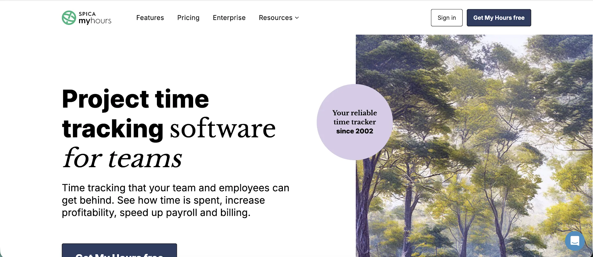 My Hours project time tracking and costing dashboard