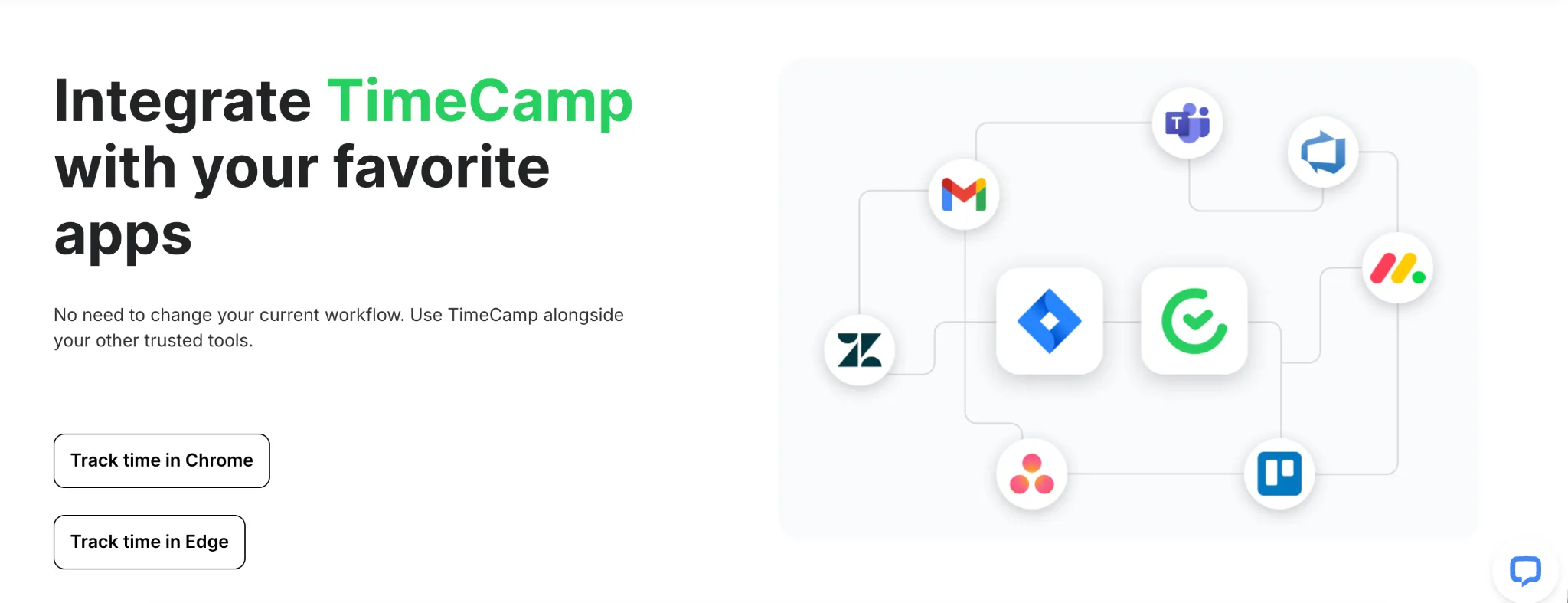 Integrations in TimeCamp and Clockify