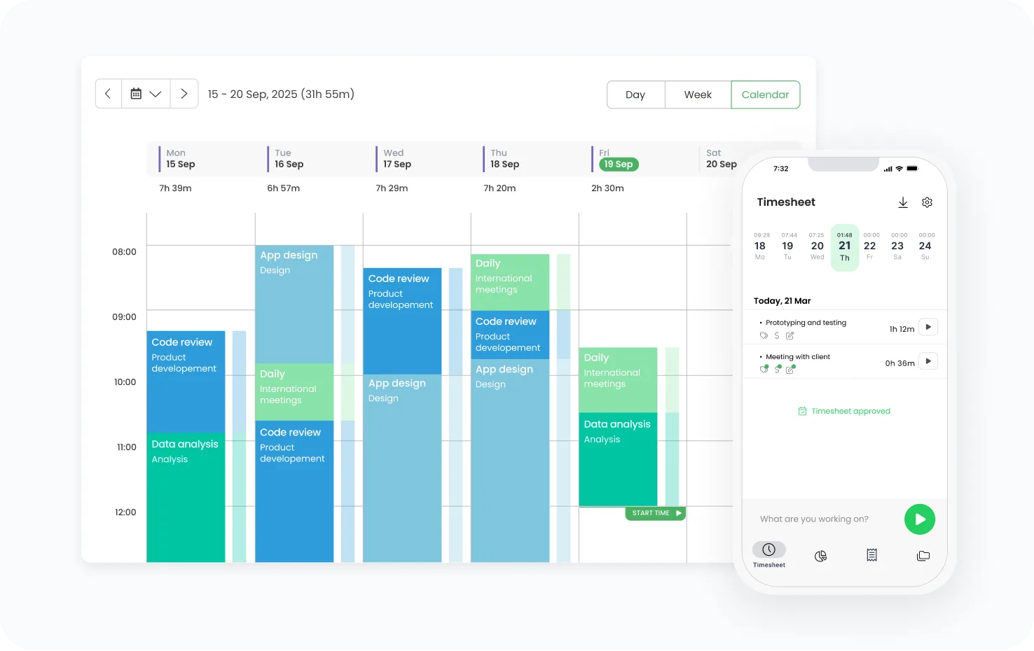 TimeCamp desktop app automatic activity tracking