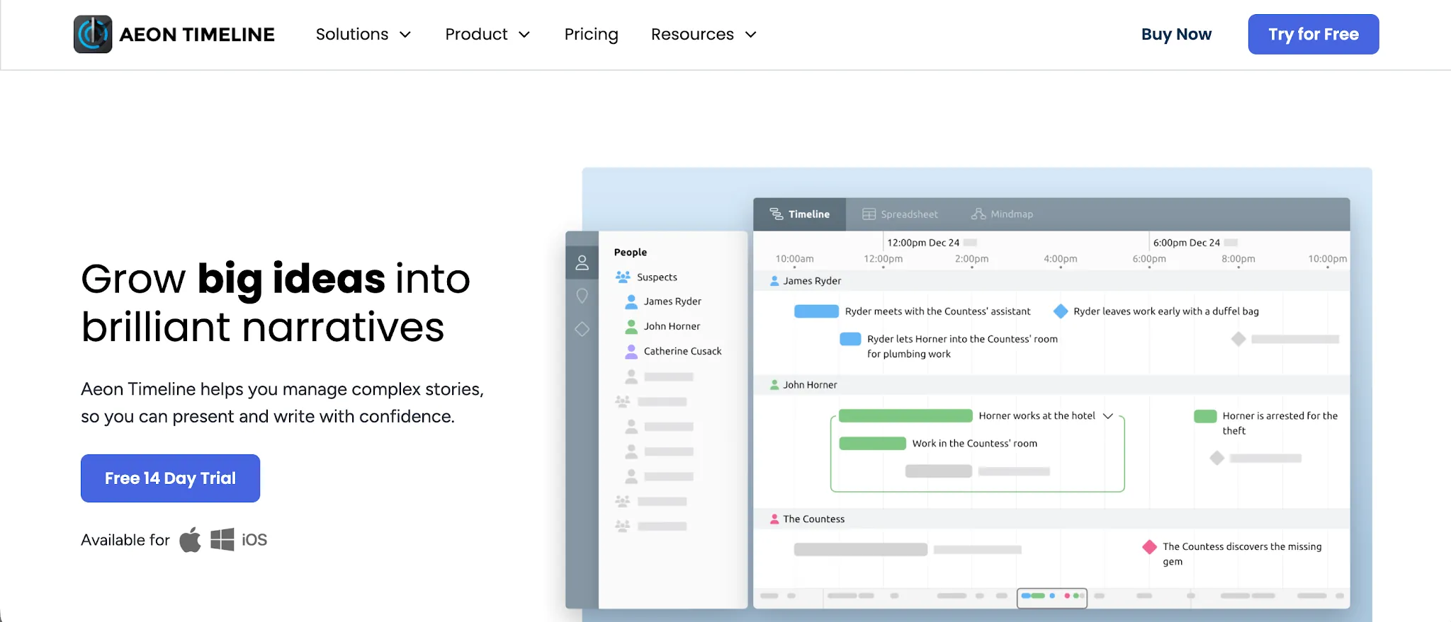 Timeline apps - Aeon Timeline
